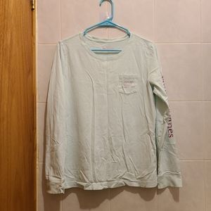 Mint green vineyard Vines long sleeve size medium